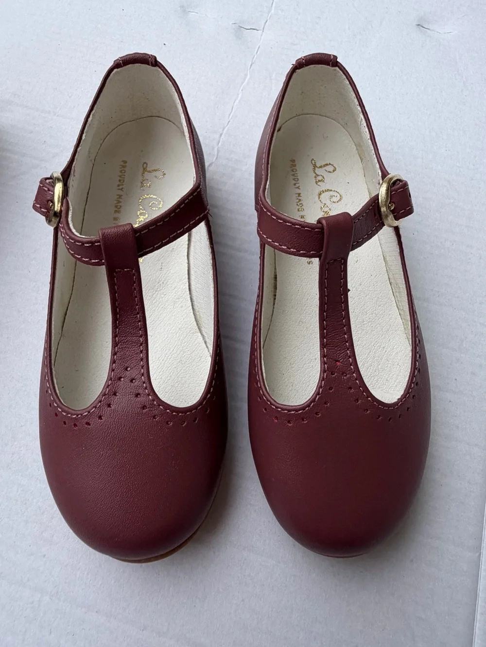 La Coqueta Dusty Pink T-Bar Mary Jane Shoes | EU 24 (US 8 Girls)